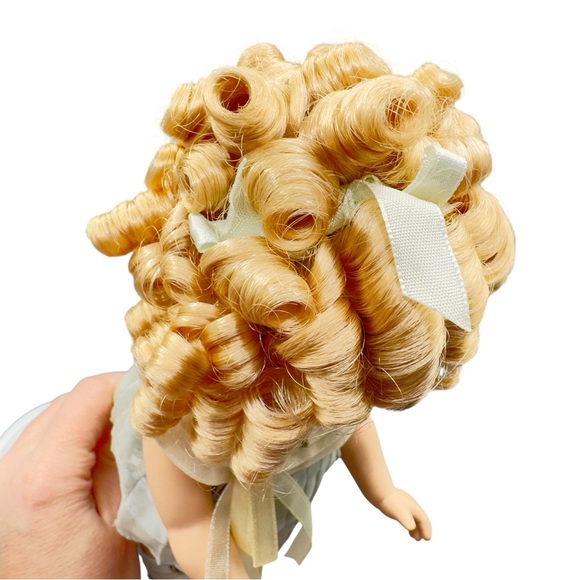 Shirley Temple Ginny Porcelain Doll MBI 11” Sailor Dress w/ Stand - Picture 11 of 15